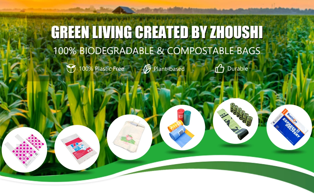 Eco-Friendly Biodegradable,Compostable,Corn Starch Clothing Bags,Garment Bags Shopping Packaging Bags Manufacturer with Brc, BSCI,CE, Grs,Bpi,FDA,Seeding Certif