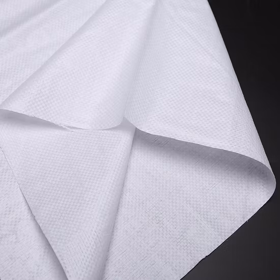 Weiße, aus Polypropylen gewebte PP-Beutel für Sand/Dünger/Reis/Samen/Getreide/Mais/Mehl/Zucker/Kunststoffverpackungen