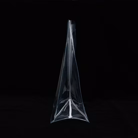 Maßgeschneiderte transparente Geschenk-Make-up-Kosmetiktasche aus PVC mit gestanztem Griff