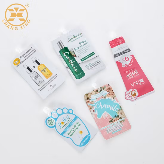 Factory Direct Custom Printing 200 ml 500 ml 1L 2L 3L Verpackung Stand-up-Auslaufbeutel mit Griff