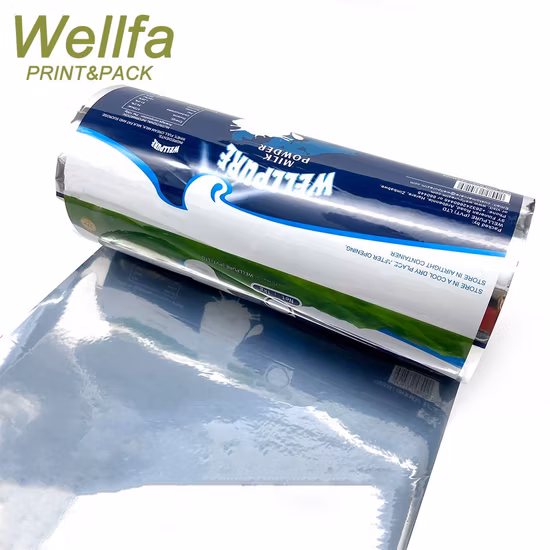 Individuell bedruckte 100 g, 500 g, 1 kg wiederverschließbare Kaffee-Milchpulver-Verpackung, Kunststoffbeutel, Mylar-Verpackungsbeutel, Molkenproteinbeutel