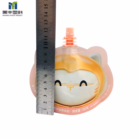 Kundenspezifische Körperpeelinglotion, Kosmetikbehälter, Kunststoffverpackung, Flüssigkeitsbeutel, Ausgussbeutel